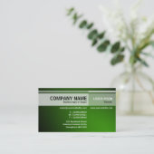 代替トーン – 照明 – 緑 名刺 (スタンド正面)