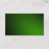 代替トーン – 照明 – 緑 名刺 (裏面)