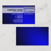 代替トーン – 照明 – 青 名刺 (正面/裏面)