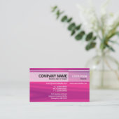 代替トーン – 要素ピンク 名刺 (スタンド正面)