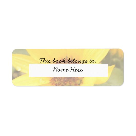 代替ブックラベル ラベル (正面)