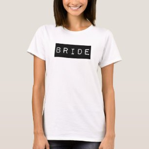 代替ブライド 黒のラベル 結婚披露宴 Tシャツ