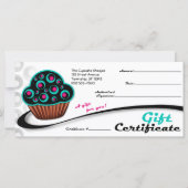 代替レトロティール（緑がかった色）カップケーキ – ギフト券 (正面)