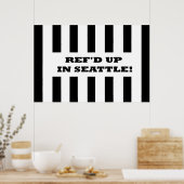 代替レフェリーとシアトルで参照 ポスター (キッチン)