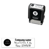 代替ロゴ・スタンプ、カスタムロゴ セルフインキングスタンプ (インサイチュ)