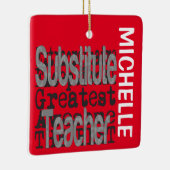 代替先生エクストラナレカスタムー セラミックオーナメント (右)