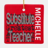 代替先生エクストラナレカスタムー セラミックオーナメント (裏面)