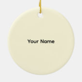 代替先生オーナメント セラミックオーナメント (裏面)