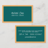 代替先生シャルボード 名刺 (正面/裏面)