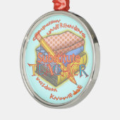 代替先生デラックスラウンドオーナメント メタルオーナメント (左)