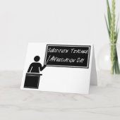 代替先生評価日 カード (正面)