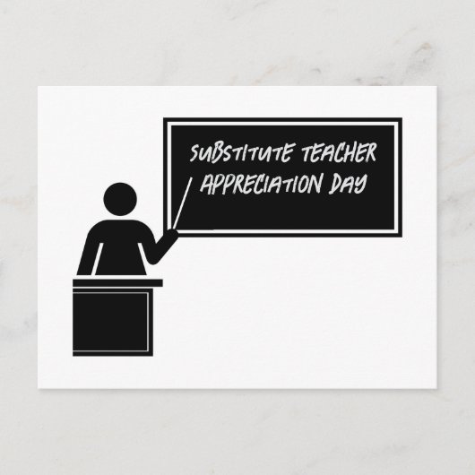 代替先生評価日 ポストカード (正面)