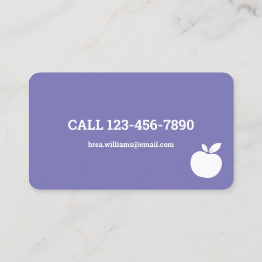 代替先生講師 名刺 (裏面)