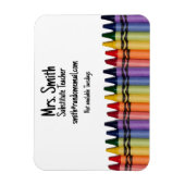 代替先生連絡 マグネット (縦)