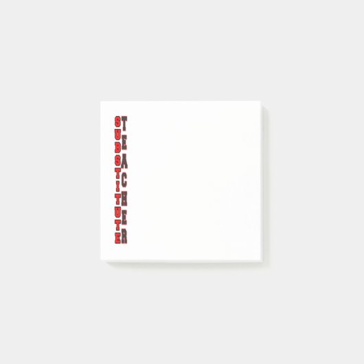 代替先生 ポストイット (正面)