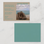 代替医療の霊気|のホリスティックな健康 名刺 (正面/裏面)