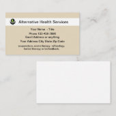 代替医療サ気にービス 名刺 (正面/裏面)