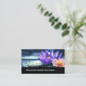 代替医療テーマフローラ名刺 名刺 (スタンド正面)