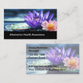 代替医療テーマフローラ名刺 名刺 (正面/裏面)