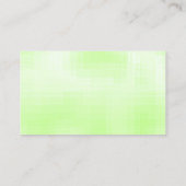 代替医療ライトグリーンカドゥセウス名刺 名刺 (裏面)
