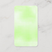 代替医療ライトグリーンカドゥセウス垂直 名刺 (裏面)