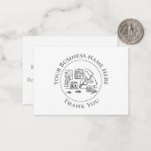 代替医療Thank Youノートカード ノートカード (正面/裏面インサイチュ)