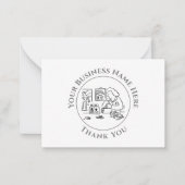 代替医療Thank Youノートカード ノートカード (正面)