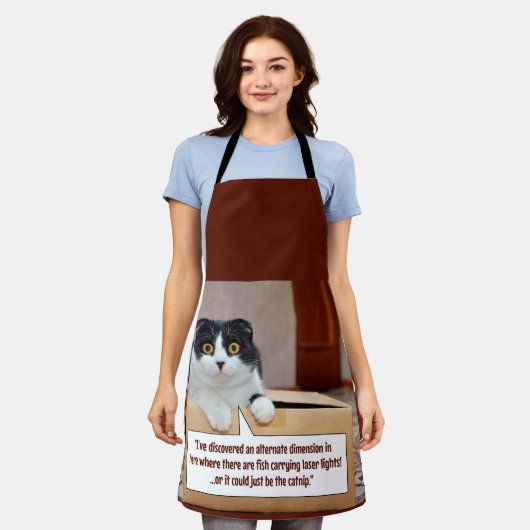 代替寸法 エプロン (着用した状態)