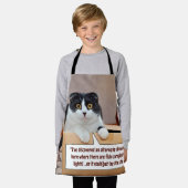 代替寸法 エプロン (着用した状態)