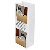 代替寸法 ワインギフトバッグ (正面アングル)