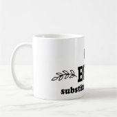 代替最高の先生 コーヒーマグカップ (左)