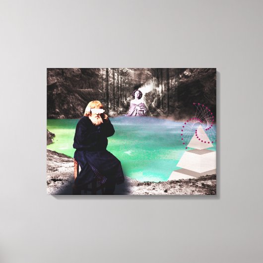 代替現実1 キャンバスプリント (正面)