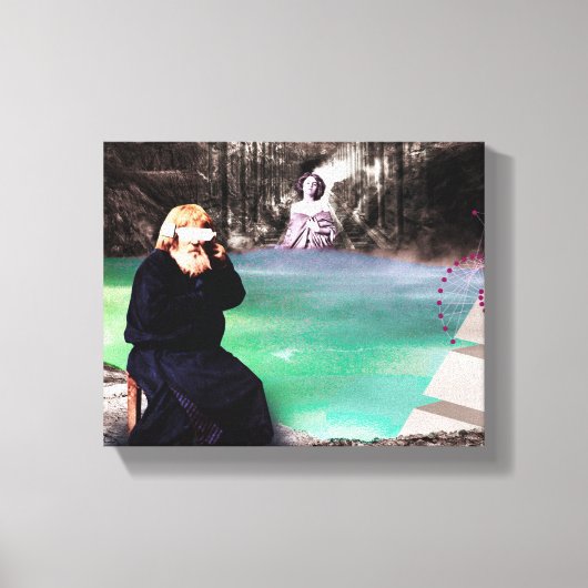 代替現実1 キャンバスプリント (正面)