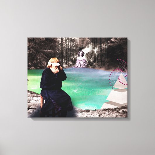 代替現実1 キャンバスプリント (正面)