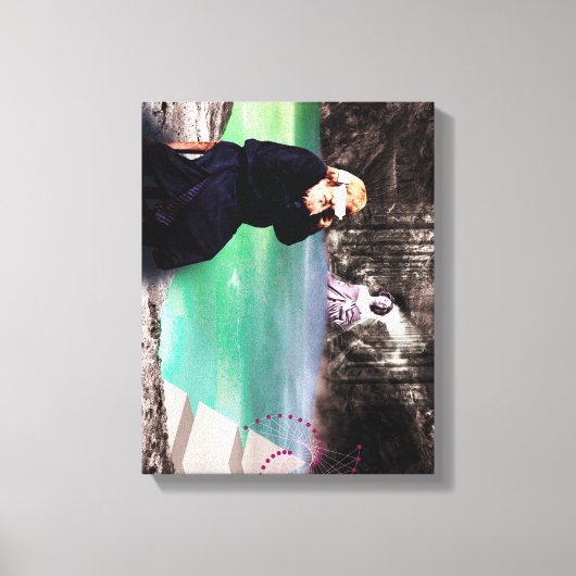 代替現実1 キャンバスプリント (正面)