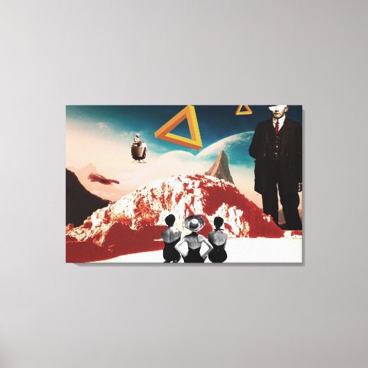 代替現実2 キャンバスプリント (正面)