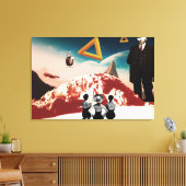 代替現実2 キャンバスプリント (インサイチュ (リビング))