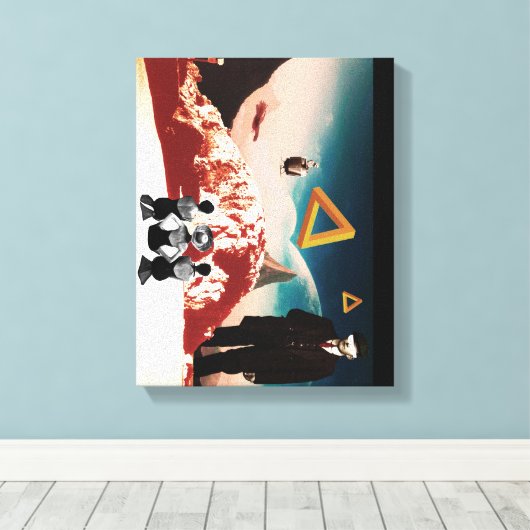 代替現実2 キャンバスプリント (インサイチュ (ウッドフロア))