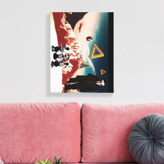 代替現実2 キャンバスプリント (インサイチュ (リビング))