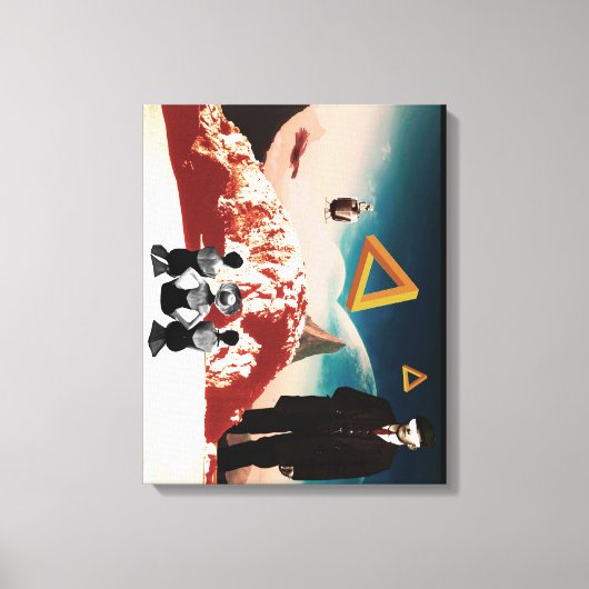 代替現実2 キャンバスプリント (正面)