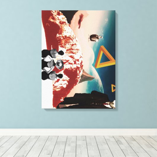 代替現実2 キャンバスプリント (インサイチュ (ウッドフロア))