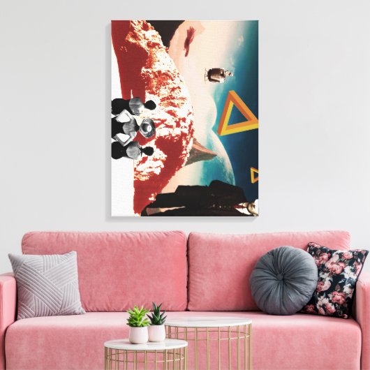 代替現実2 キャンバスプリント (インサイチュ (リビング))