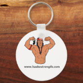 代替HASKEロゴキーチェーン付き戦士 キーホルダー (正面)