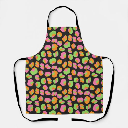 代替Leopardプリント エプロン (正面)