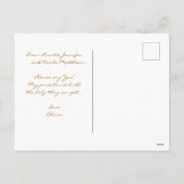 代父母の提案の花の大理石の蘭の郵便はがき シーズンポストカード (裏面)