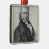 代理としてアンリーバンジャマン・コンスタンde Rebecque メタルオーナメント (右)