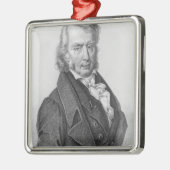 代理としてアンリーバンジャマン・コンスタンde Rebecque メタルオーナメント (左)