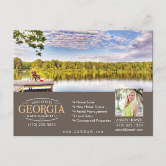 代理店の広告(1つの代理店) 案内ポストカード