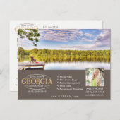 代理店の広告(1つの代理店) 案内ポストカード (正面/裏面)