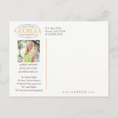 代理店の広告(1つの代理店) 案内ポストカード (裏面)